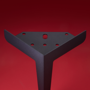 AC082 Black T-Shape Iron Sofa Leg