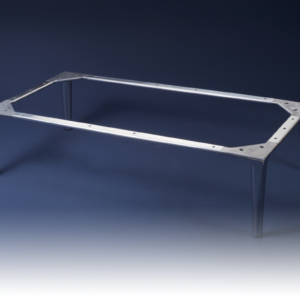 CP126-Alu alloy silver sofa leg frame