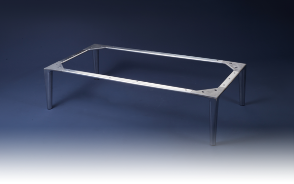 CP126-Alu alloy silver sofa leg frame